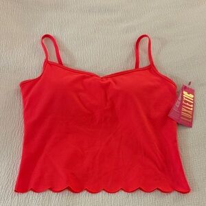 Lilly Pulitzer Cassis Scallop Bra Top